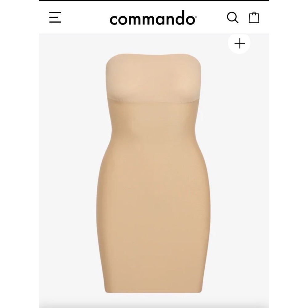 Commando Control Two-Faced Tech Control Strapless Slip Large Nude - Picture 3 of 7